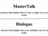 mastertalkdefinition