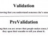 validationprevalidation